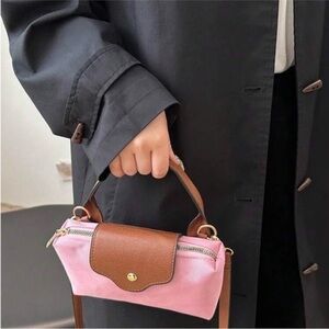 Pink crossbody bag